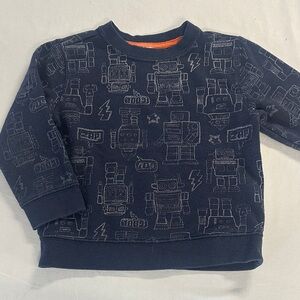 Gymboree - Navy Blue Robot Sweatshirt